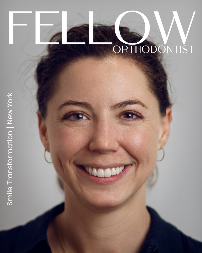 Fellow Orthodontist Patient smiling